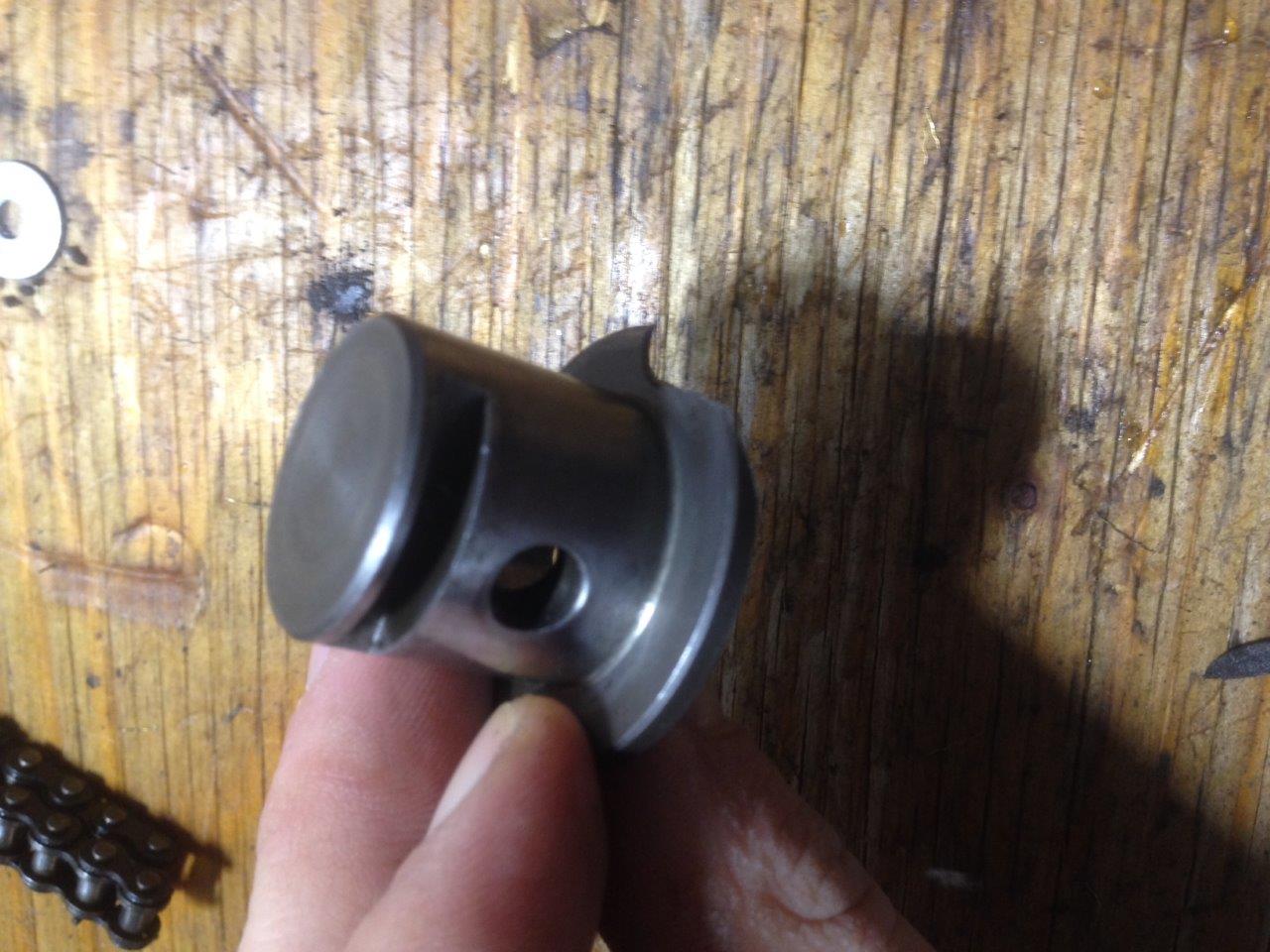 bushing critically damaged